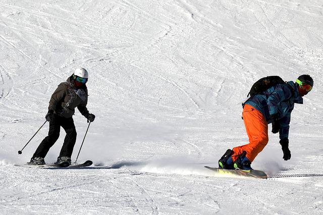 lyžaři